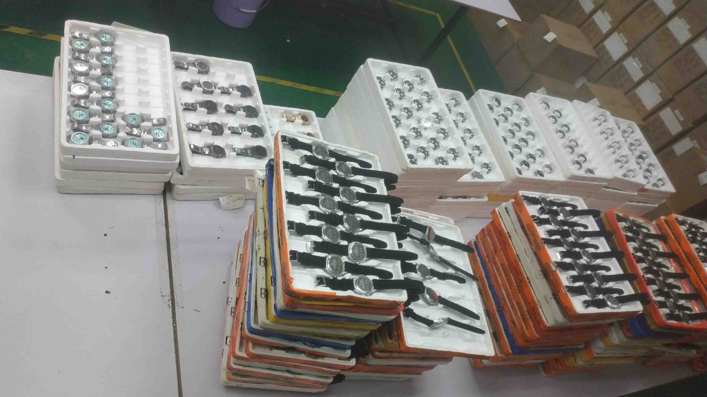 Finished watches factory