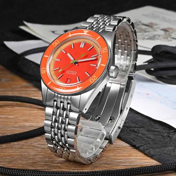 stainless steel diving watch